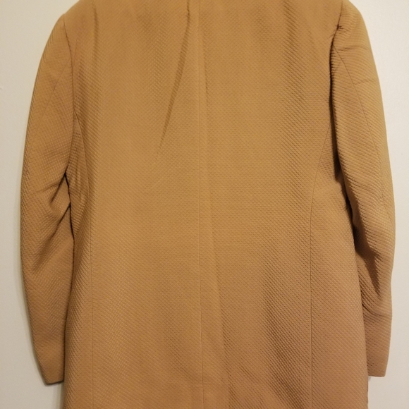 Designer tdl Tan Quilted 4-Button Blazer- 50 - Picture 3 of 4